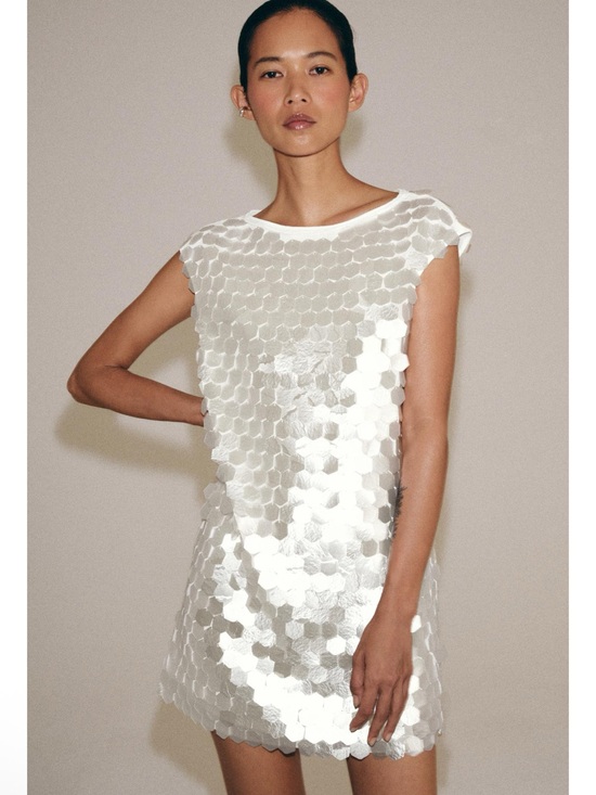 Zara Dresses & Skirts - Zara ZW COLLECTION SEQUIN MINI DRESS